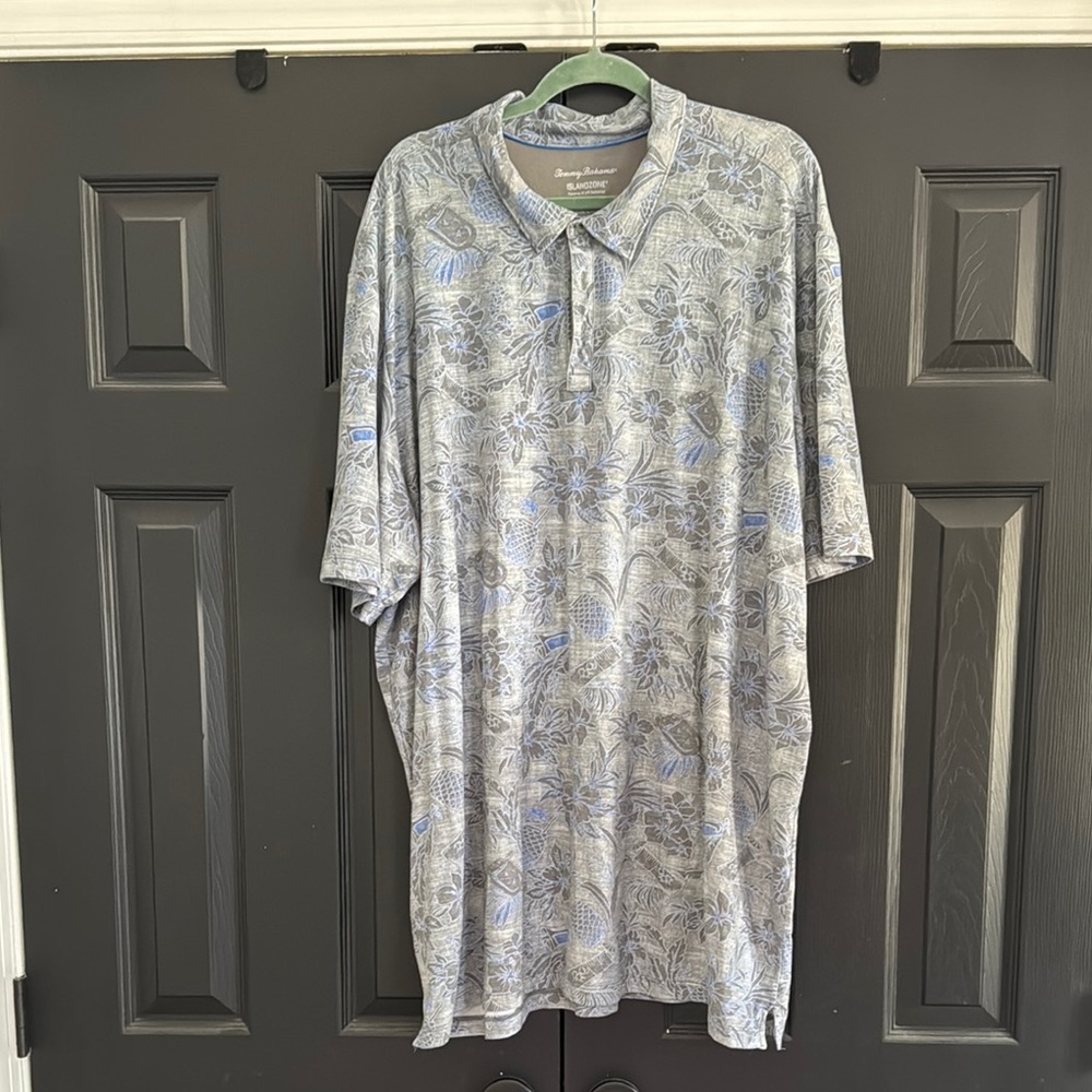 Tommy Bahama Blue Floral Men's Shirt